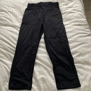 lululemon black dance studio pants
